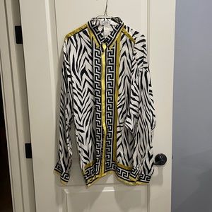 Vintage silk Giani Versace button down